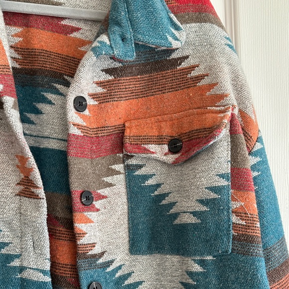 Colorful Geometric Pattern Jacket - Picture 2 of 4